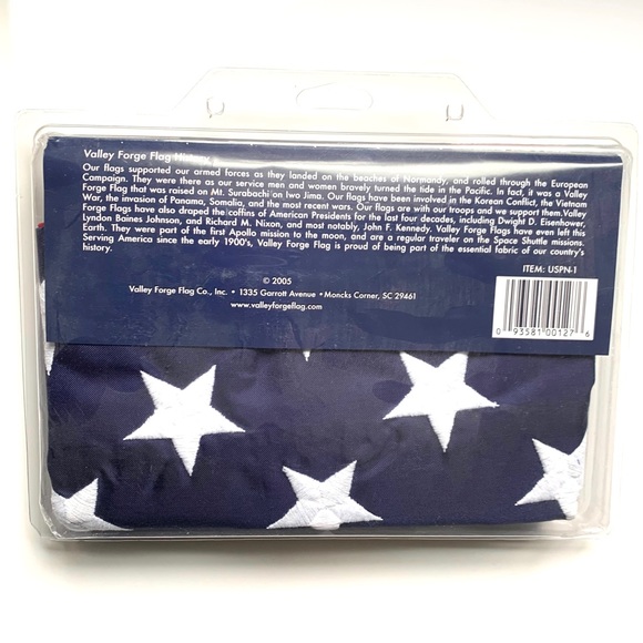 NEW Nylon Flag Embroidered Valley Forge - Picture 4 of 5